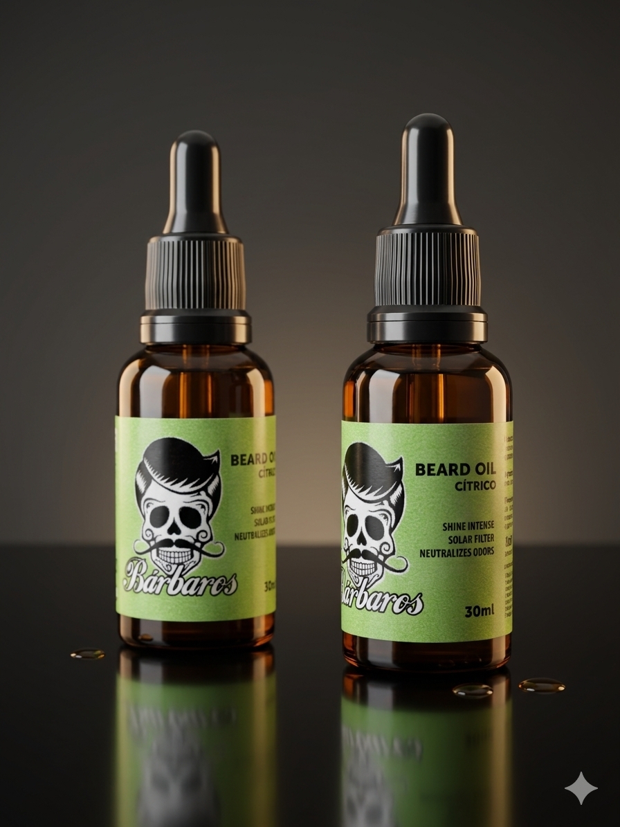 BEARD OIL CITRICO BÁRBAROS