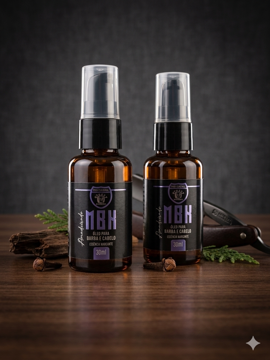 ÓLEO PREMIUM MBH STREET BARBERS - ESSÊNCIA MALBEC